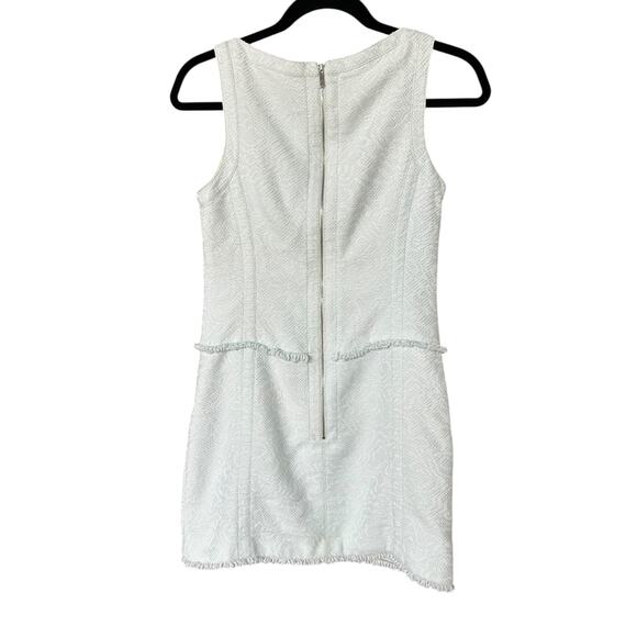 Karen Millen Women's Light Mint Green Boucle Shift Work Dress Size 6 - Picture 7 of 9